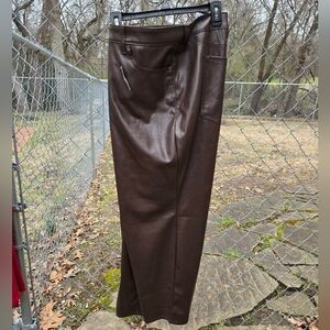 Old Navy OG Straight highrise Faux Leather Size 22
